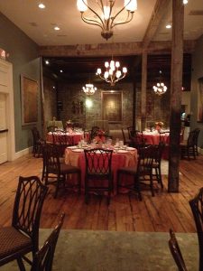 Private dinner at McCrady’s in Charleston, South Carolina
