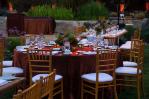 Outdoor Corporate Dinner at Mission Capistrano in Southern California | Incentive Travel Planning